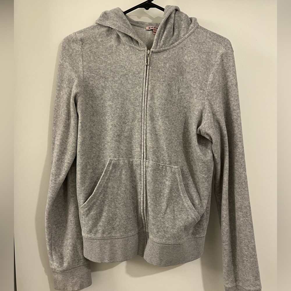 Juicy couture grey zip up! Says size xl but fits more like a medium.